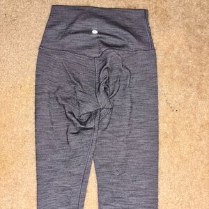grey Lululemon leggings size 2
